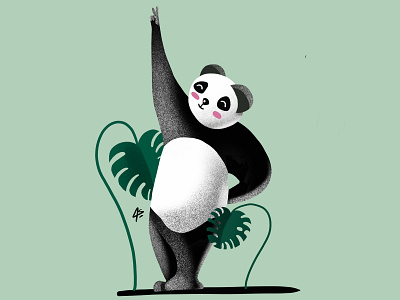 Panda animation art cartoon character digitalart draw drawing illustration ilustration panda procreate sketchbook toon