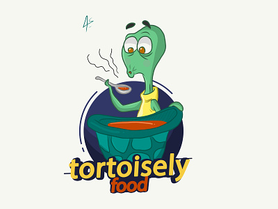 Tortoisely animation art cartoon design digital digitalart draw drawing food illustration illustrator ilustration logo logogame resturant sketchbook toon tortoise tortoisely vector