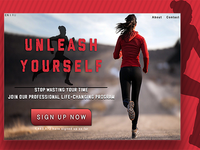 Fitness Program Website design fitness program ui ux website