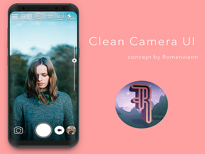 Clean Camera UI camera clean design minimal ui