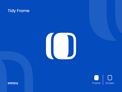 Tidy Frame Logo app branding design icon logo