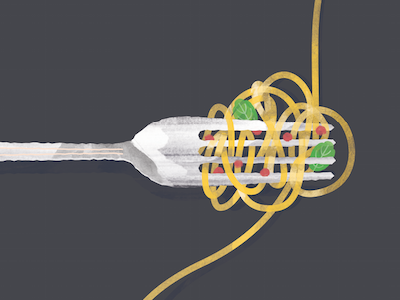 Twirling Spaghetti