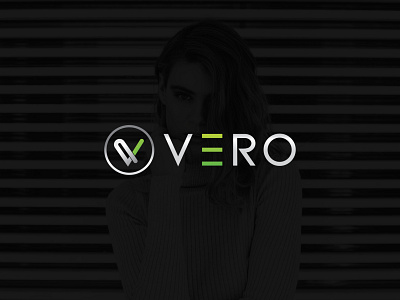 vero clothing creative design icon latter logo typography