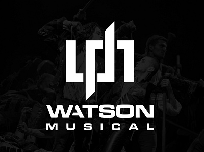 Watson Musical creative design desin logo minimal unique