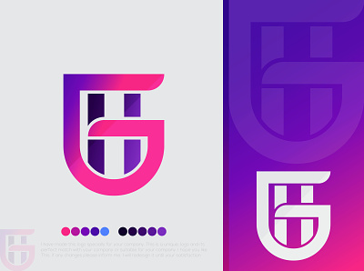 GH Logo customlogo designlogo fashion logo logodesign logomaker minimalist modern professionallogo unique