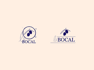 Le bocal 2 blue branding design graphism icon identity illustration logo logotype montpellier mtp nature typography ui vector web