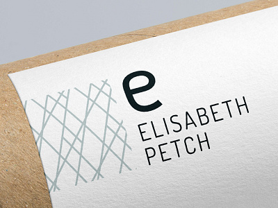Identity design for Elisabeth Petch branding identity logo