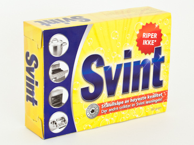 Redesign of packaging for Svint Steel Wool