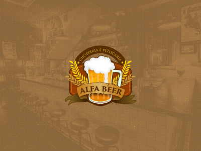 Alfa Beer - Logotipo 2d adobe photoshop branding design icon logo logodesign minimal