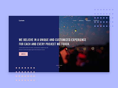 Landing Page - Exploration