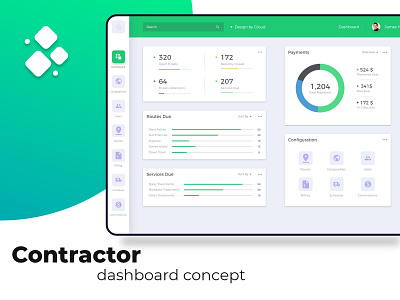 Web app dashboard