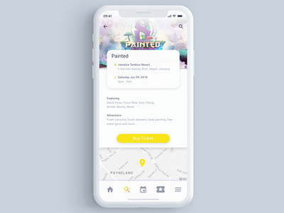 Event App | Details Screen app design event app ticket app ticketing app