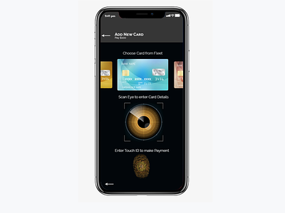 Daily UI Challenge -002/100 Credit Card Checkout app ui ux credit card credit card form credit card payment credit cards daily 100 challenge daily ui daily ui 002 eye scan mobile app ui mobile website mobile website design payment ux paypal paytm progressive web app pwa scan thumbprint touch id