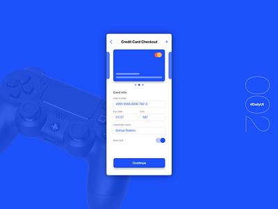 Credit Card Checkout | Daily UI - 002