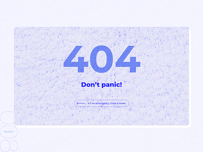 404 Page | Daily UI - 008
