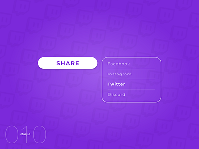 Social Share | Daily UI - 010