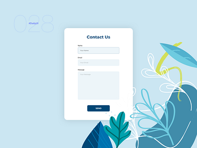 Contact Us | Daily UI - 028