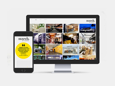 March Studios Web UI/UX