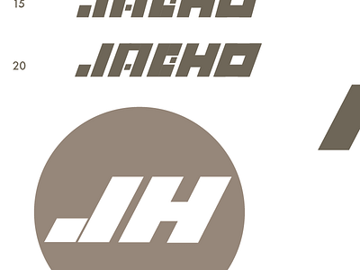 Sketch homepage jaeho logo portfolio