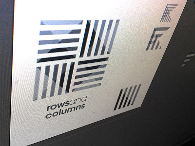Rows and Columns ai blog homepage illustrator logo