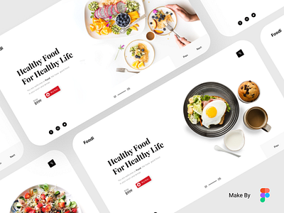 Food Landing Page design flat food food ui landing page landing page design minimal restaurant restaurant landing page restaurants website typogaphy ui ui design uiux ux web web design website website design