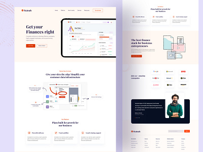 Rubtalk: Dashboard Home Page Exploration clean design desktop home home page design homepage landing page minimal saas ui ui design uiux uiux design unique ux web