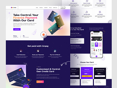 Website Design for linpay bank card