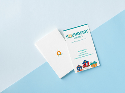 Soundside Card branding business card businesscard design mockup