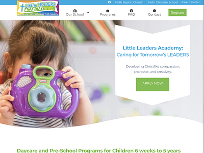 Little Leaders Academy Website Design