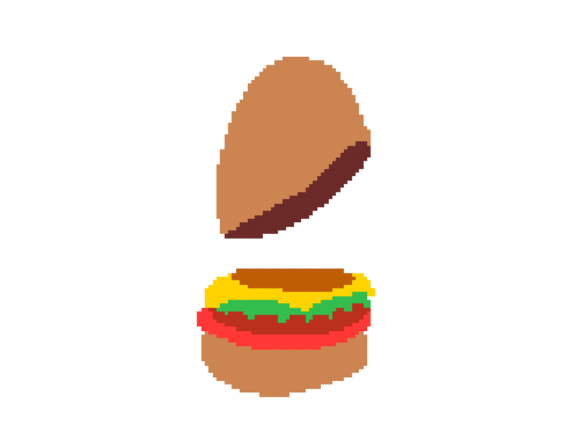 Pixel burger adobe animate adobe flash burger loop photoshop pixel pixel animation pixel art