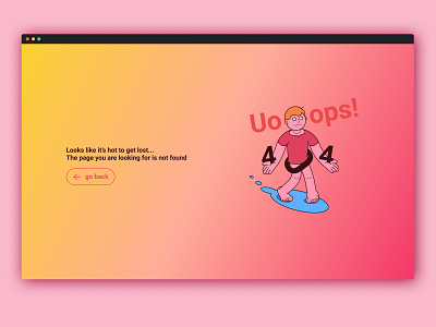 404 page design illustration ui ux