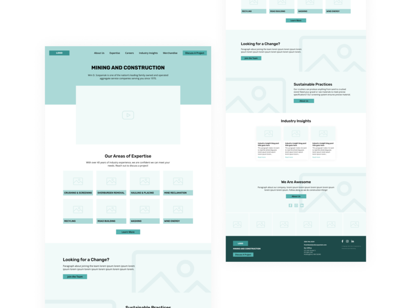 Construction Website Wireframe branding daily ui design home page home webpage site ui user experience user interface ux web web ui web ux web wireframe website website wireframe wireframe wireframes