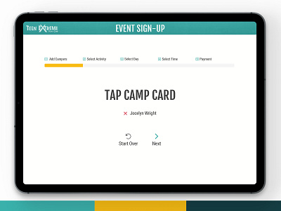 Event Sign-Up Kiosk Design Concept