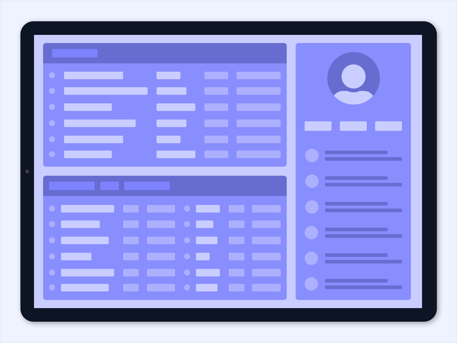 Simple iPad Illustration by Jocelyn Wright Powell on Dribbble