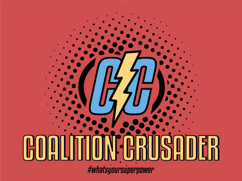 Coalition Crusader Emblem branding comic design emblem emblem design emblem logo event event branding graphic design illustrated logo illustration illustration design logo logo design logo design branding logo design concept modern super hero tee design tee shirt