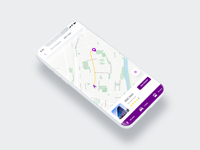 Location Tracker daily ui dailyui design direction ios iphone location app location pins map map app map pins maps mobile app ui ui design ux design