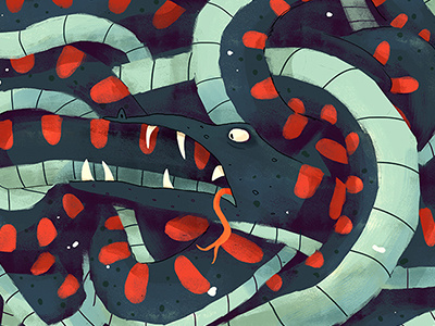 serpent book illustration mythology serpent snake