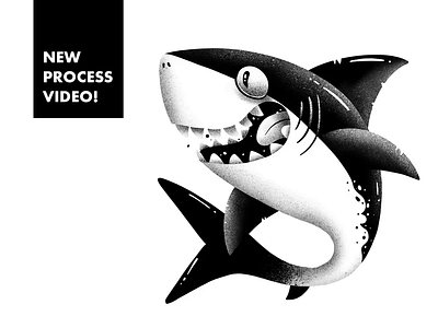 Shark Drawing Process with Procreate character drawing illustration process procreate shark tutorial