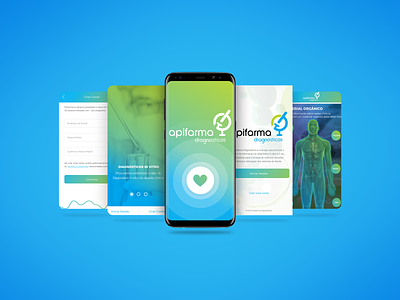 App Apifarma Diagnósticos Proposal app concept app dashboard app design design app diagnostics heart beat in vitro medical medical app medical care medicine pharma ui