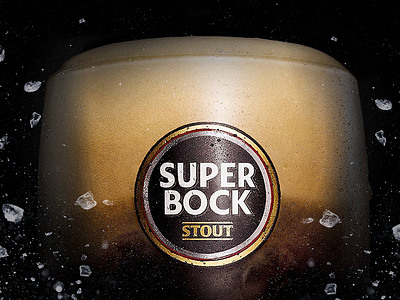 Super Bock Stout Social Media ads advertise advertisement beer brand design facebook posts graphic design social media