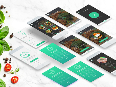 SCRAMBLE - Food App app app concept culinary design design app design thinking food food app ui user inteface ux ux ui ux design