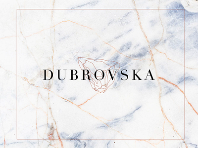 DUBROVSKA studio logo design. branding design logo logo design logotype