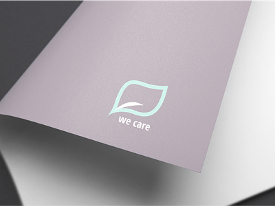 WE CARE branding design logo logotype