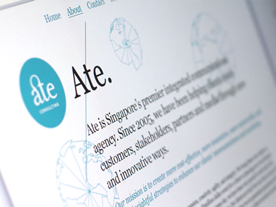 Ate consulting agency layout ui web design web site