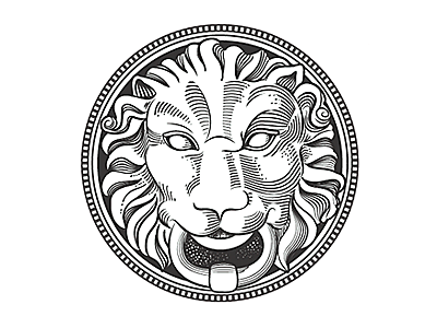 Leading properties emblem graphics identity lion logo logotype orangelable