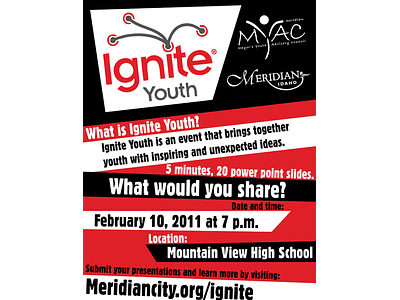 Ignite Youth Flyer flyer full page advertisement ignite youth