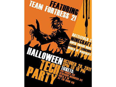 Tech Party Flyer