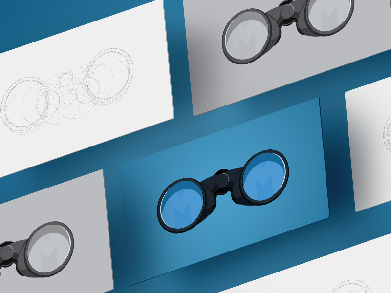 Visão Multiforme grid 2018 design brand icon logo 3d logo