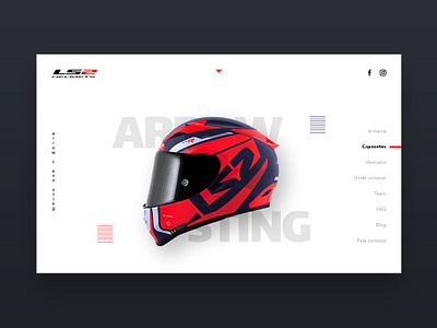 LS2 Helmets Redesign 2019 design helmets page site ui ui ux design ux web web design website