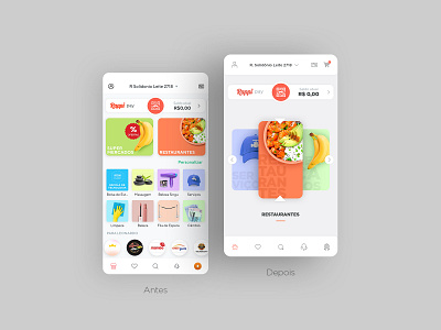 Redesign Rappi App 2019 app design food inspiration mobile rappi redesign ui ux